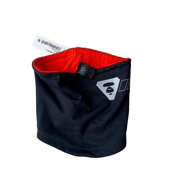 AAPE by a Bathing Ape Fleece Neck Warmer Scarf Black / Orange - Picture 2 of 2